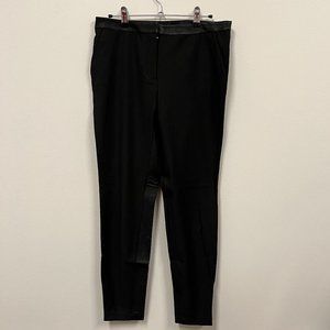 Elizabeth And James Pants with Lamb Leather Trim